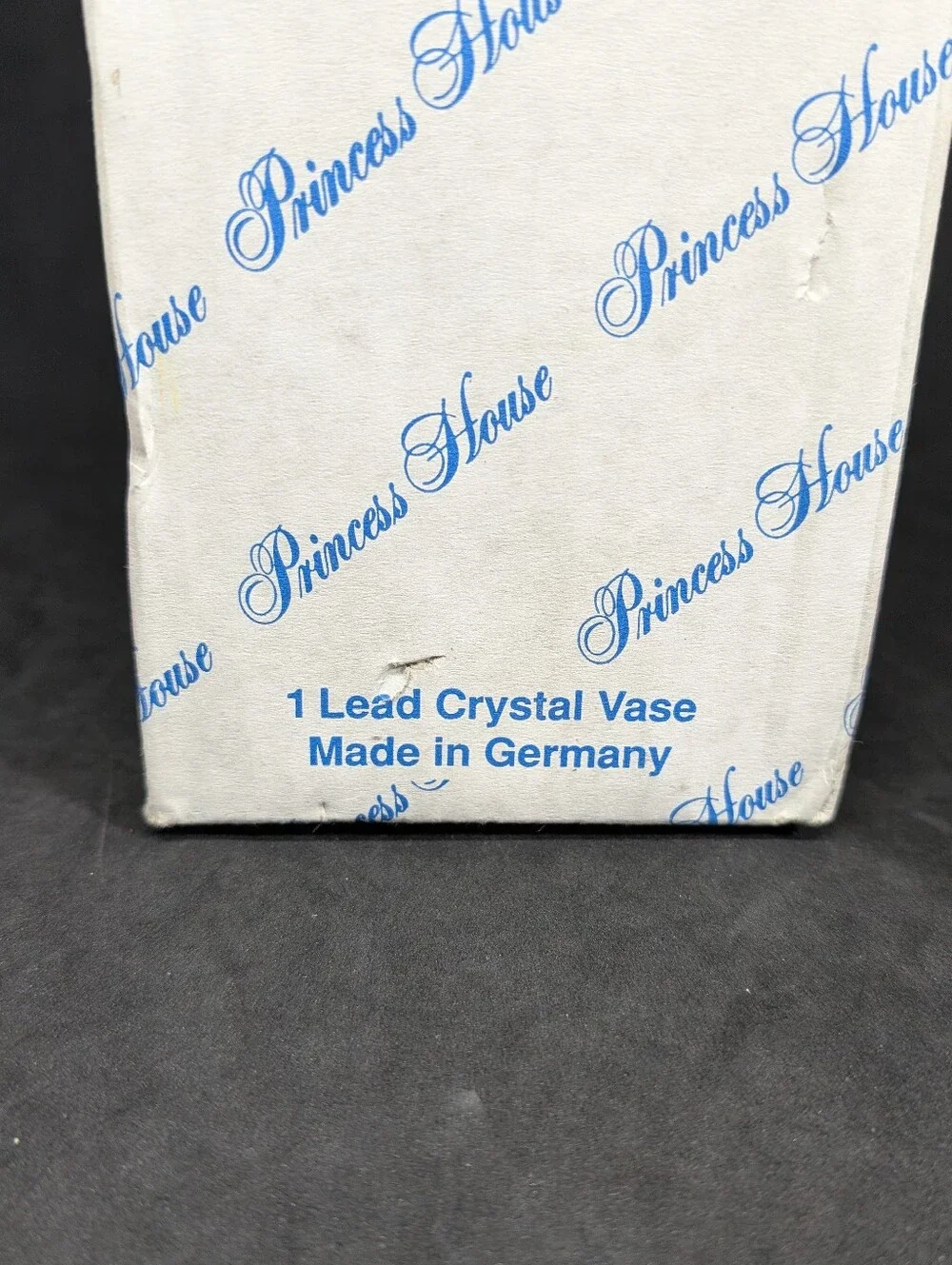 Vtg PRINCESS HOUSE # 886 LEAD CRYSTAL VASE BRAND NEW IN BOX
